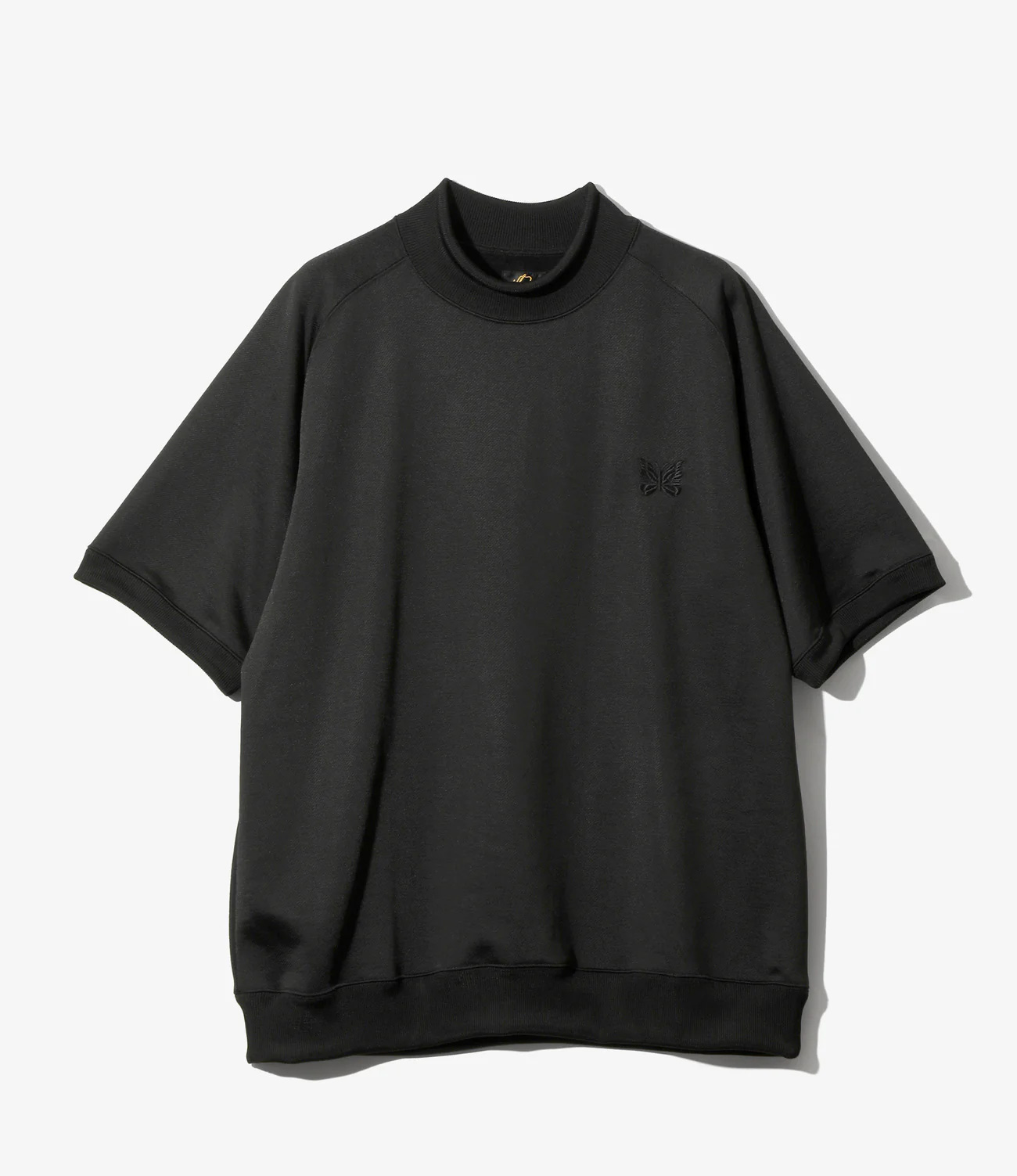 NEEDLES S/S MOCK NECK SHIRT