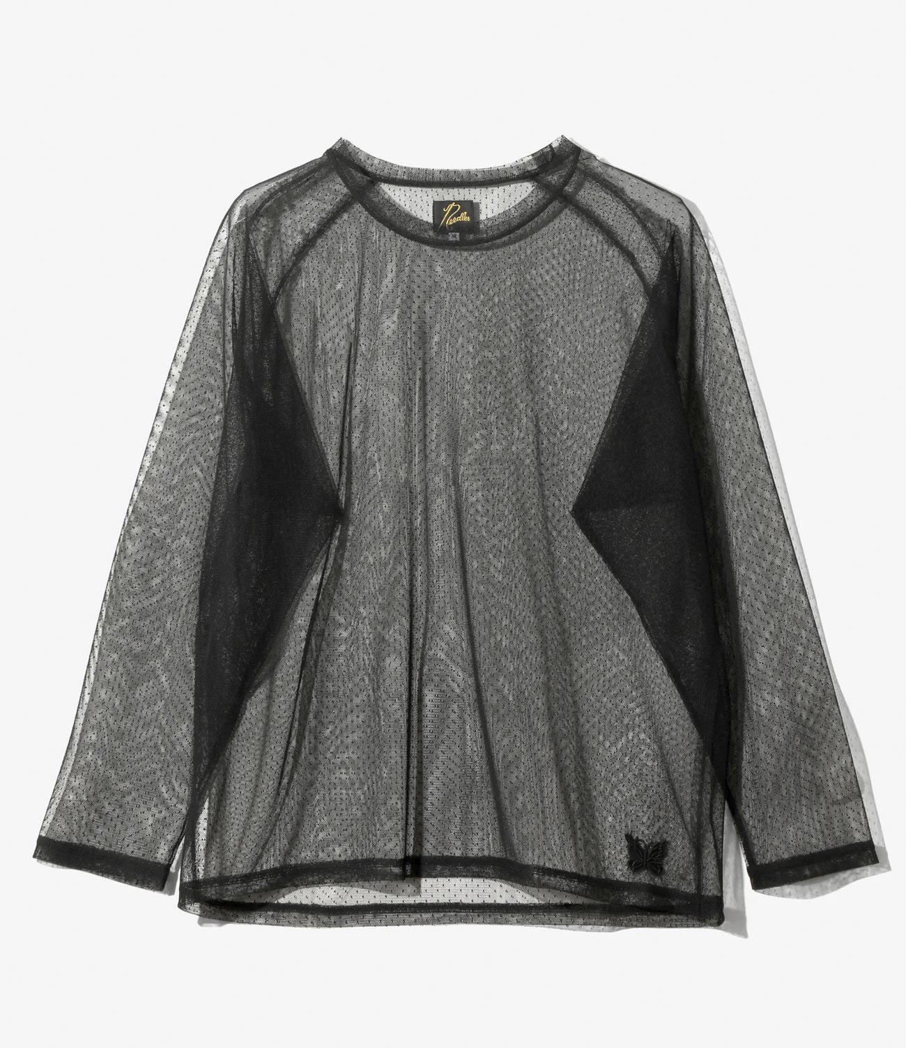 NEEDLES L/S U-NECK TEE