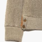 KNIT CARDIGAN - CREPE WEAVE STRIPE ¥37,400