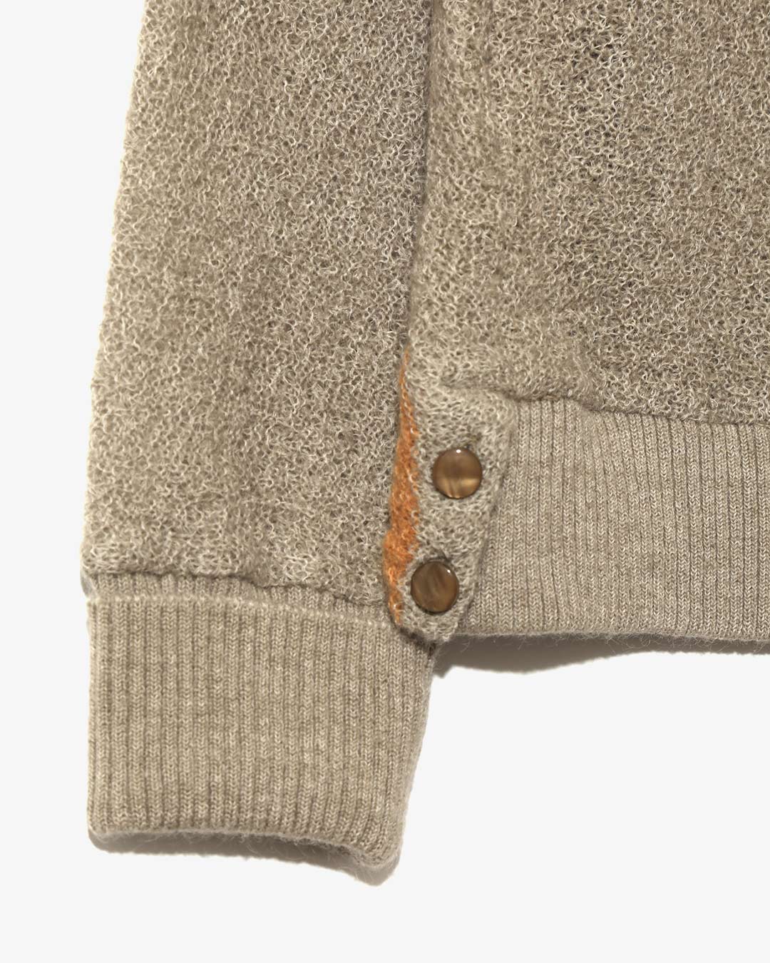 KNIT CARDIGAN - CREPE WEAVE STRIPE ¥37,400