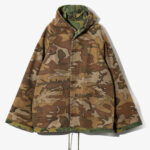 REVERSIBLE HOODED COAT - CAMO TWILL¥66,000