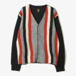 KNIT CARDIGAN - CREPE WEAVE STRIPE ¥37,400
