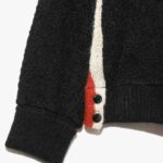 KNIT CARDIGAN - CREPE WEAVE STRIPE ¥37,400