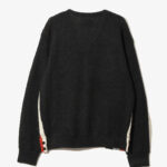 KNIT CARDIGAN - CREPE WEAVE STRIPE ¥37,400