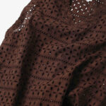 SLEEVELESS V NECK SHIRT - CUTWORK ¥22,000