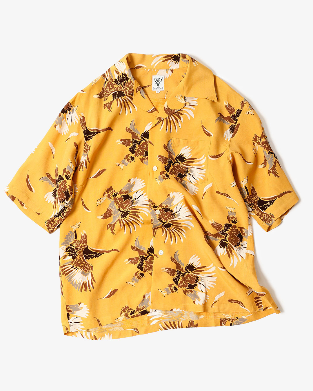 S/S OPEN COLLAR SHIRT