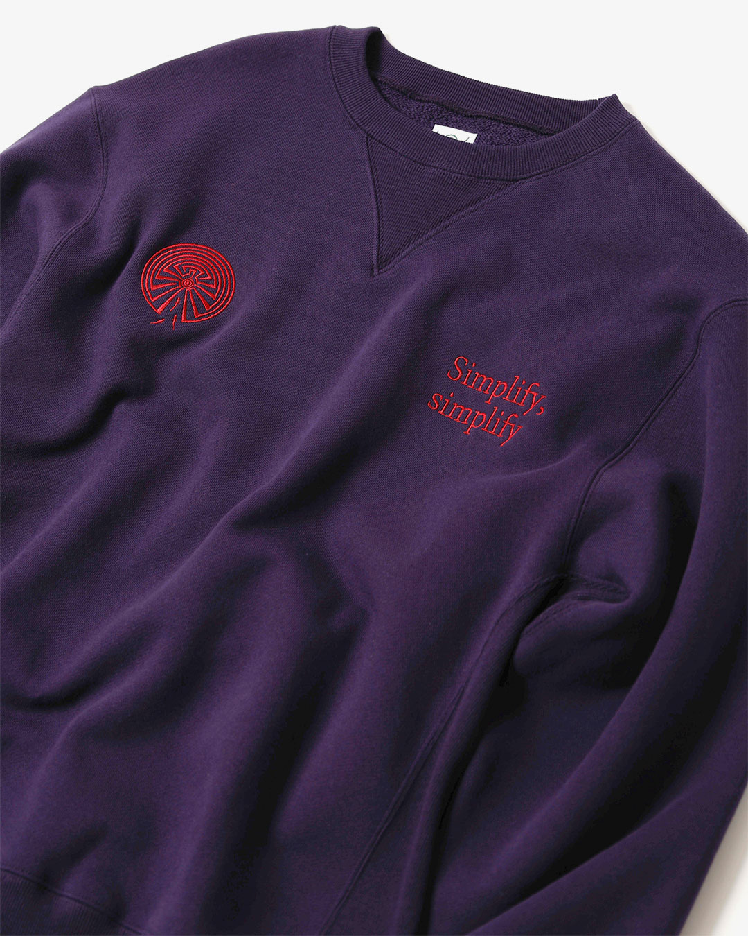 CREW NECK SWEAT SHIRT - COTTON FRENCH TERRY ¥19,800