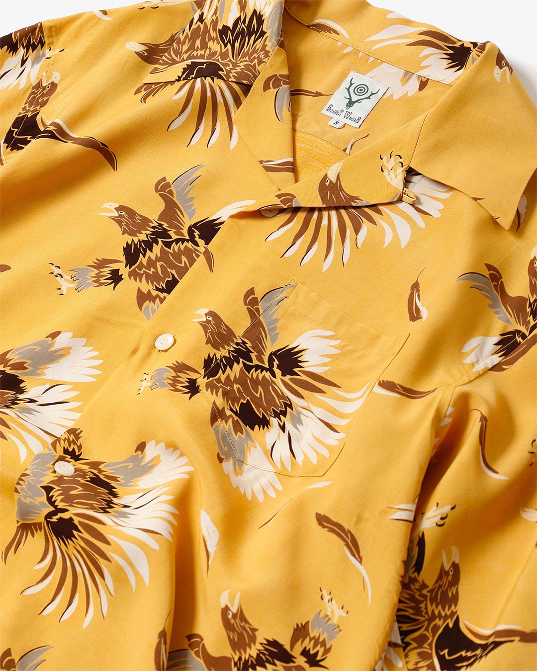 S/S OPEN COLLAR SHIRT