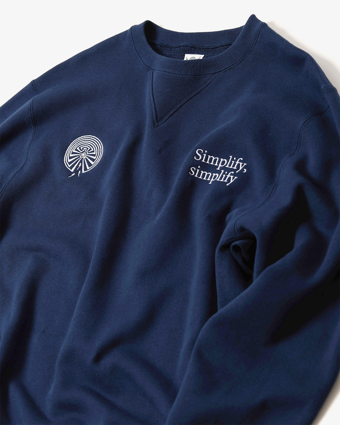 CREW NECK SWEAT SHIRT - COTTON FRENCH TERRY ¥19,800