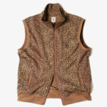 SLEEVELESS TRAINER JACKET - POLY JQ. / LEOPARD ¥23,100