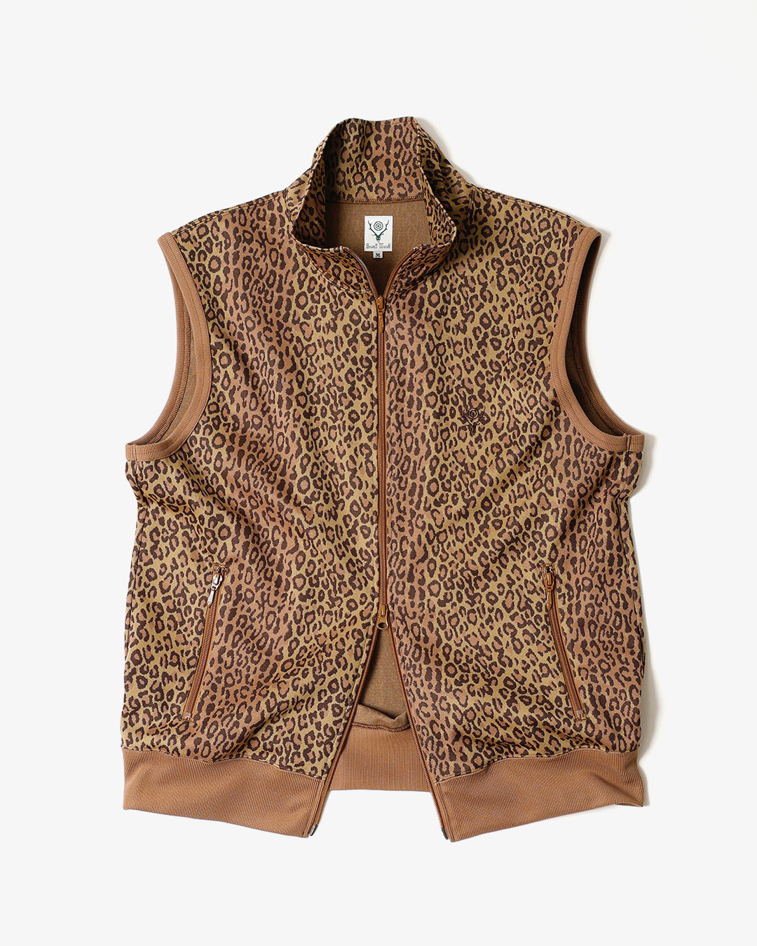 SLEEVELESS TRAINER JACKET - POLY JQ. / LEOPARD ¥23,100
