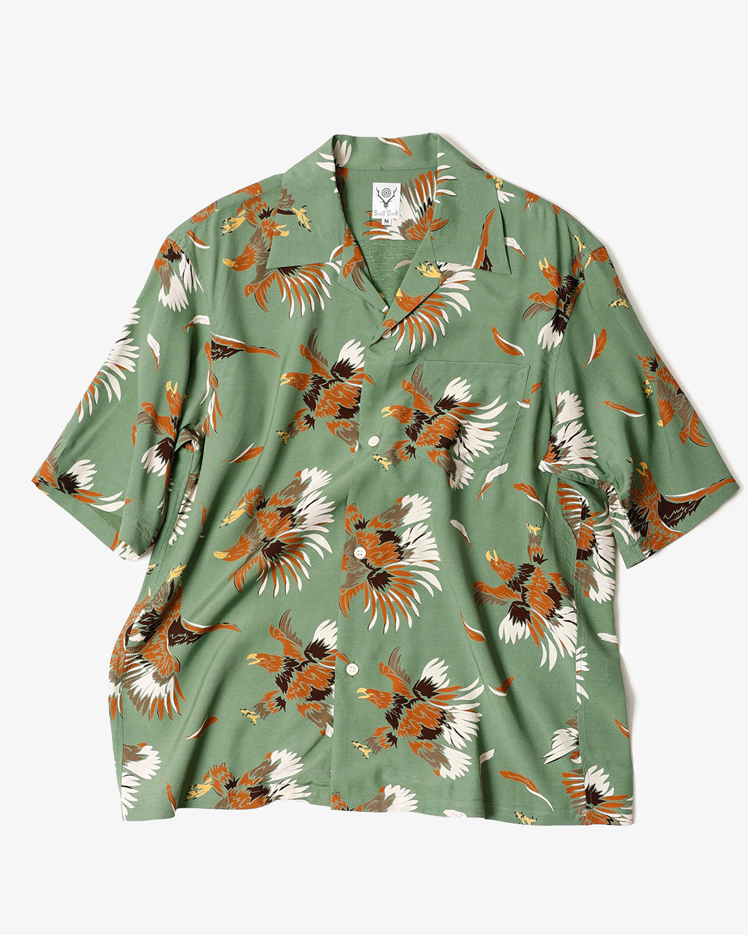 S/S OPEN COLLAR SHIRT