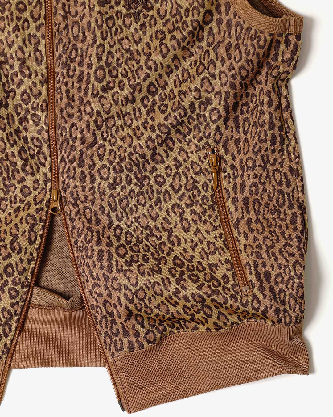 SLEEVELESS TRAINER JACKET - POLY JQ. / LEOPARD ¥23,100