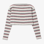 TWO-WAYS SPENCER BASQUE SHIRT - RANDOM STRIPE ¥19,800