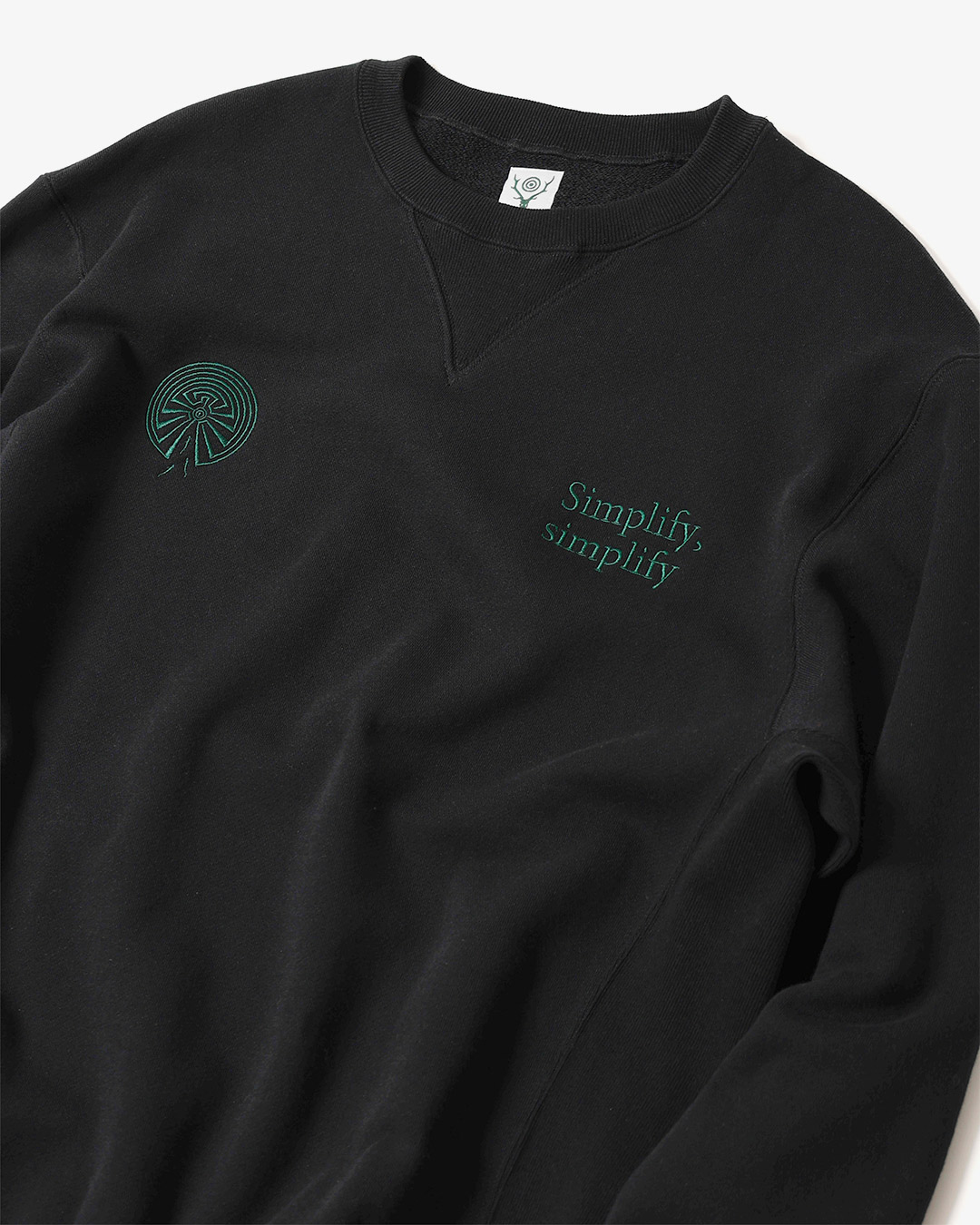 CREW NECK SWEAT SHIRT - COTTON FRENCH TERRY ¥19,800