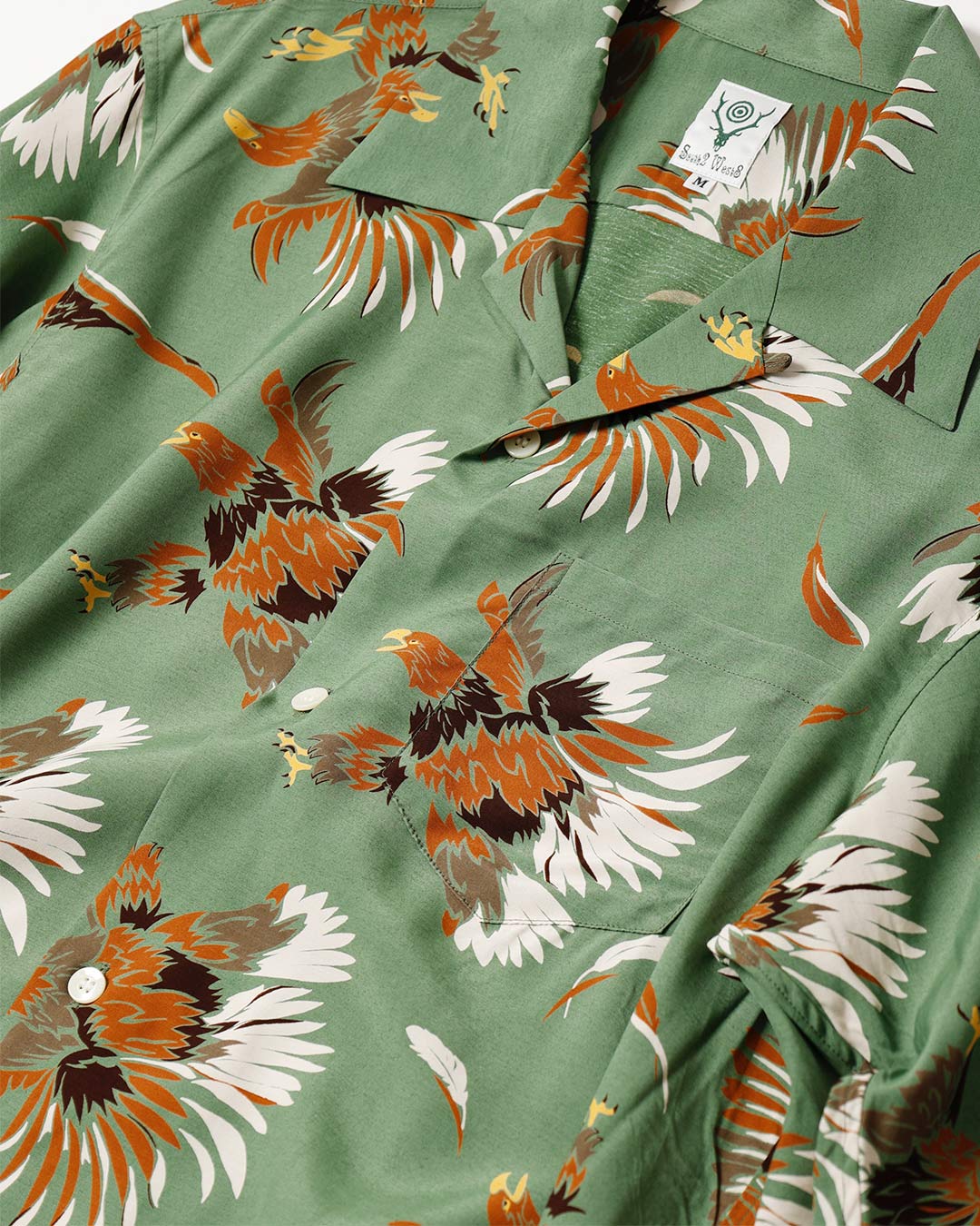 S/S OPEN COLLAR SHIRT