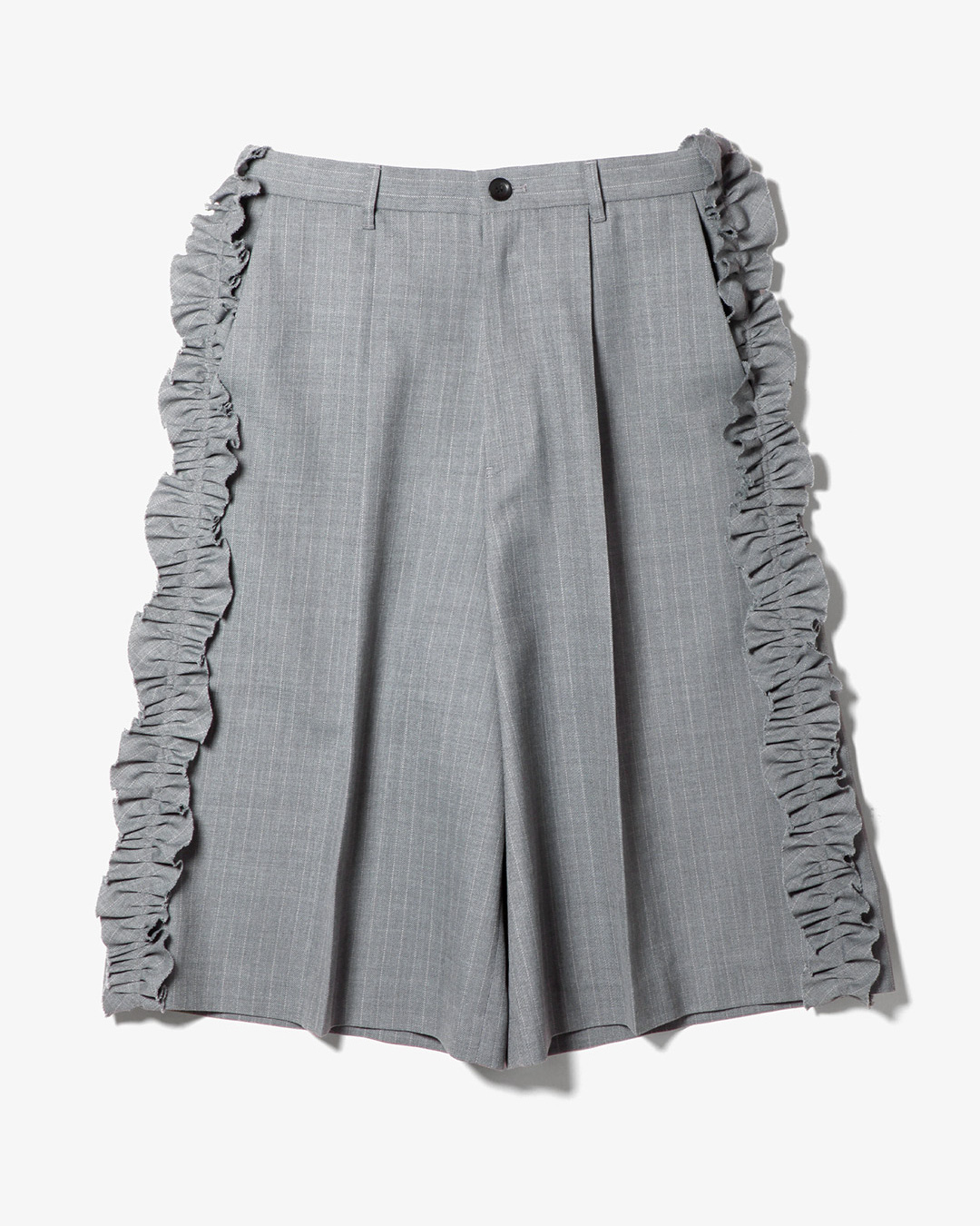 THREE QUARTERS FRILL SIDE PANT - GABARDINE ¥41,800