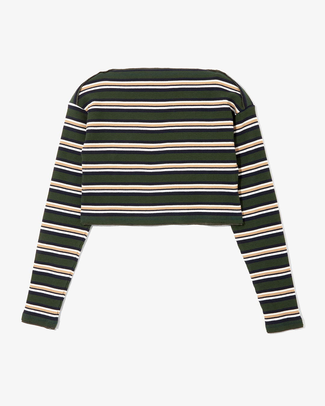 TWO-WAYS SPENCER BASQUE SHIRT - RANDOM STRIPE ¥19,800