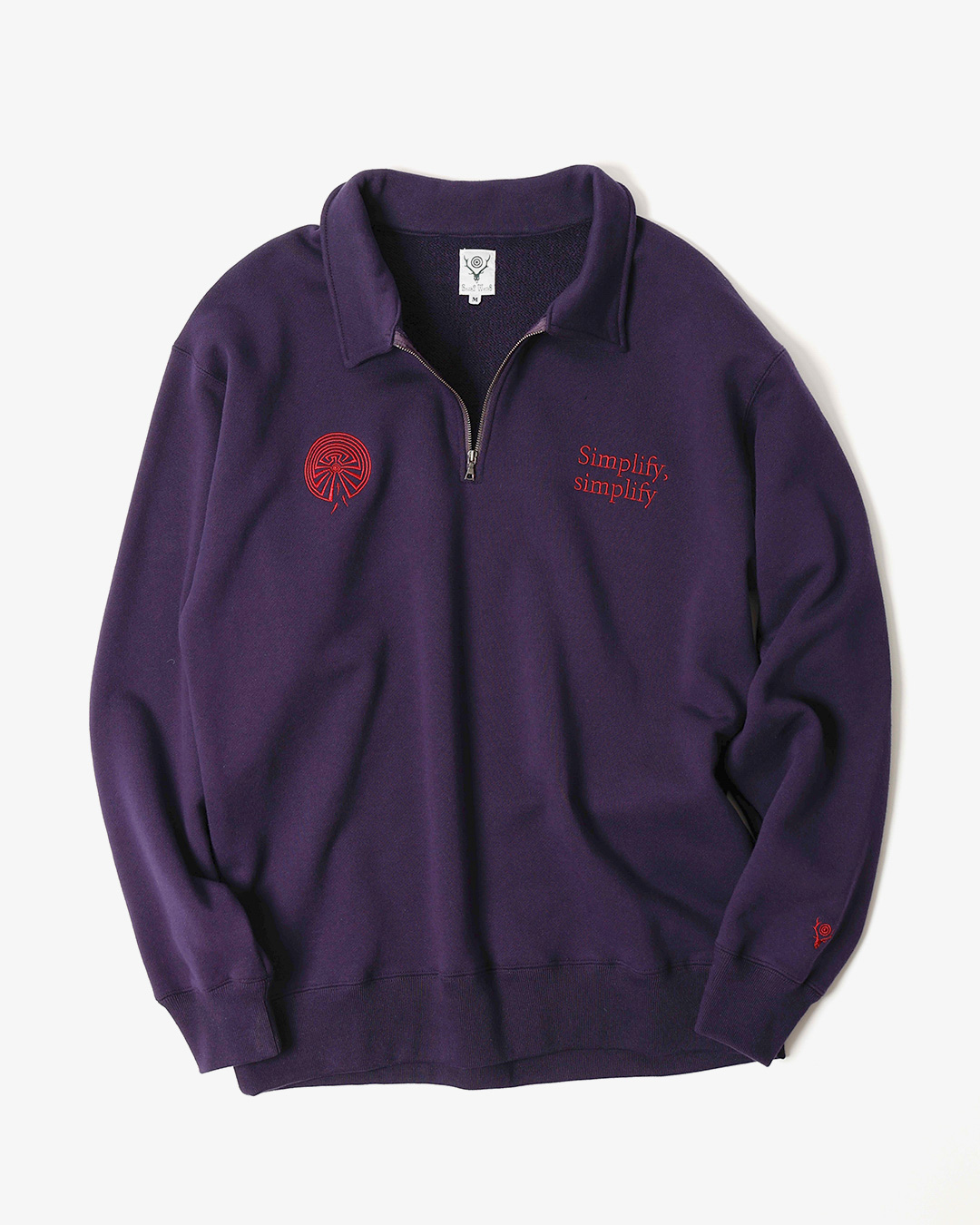 HALF ZIPPED SWEAT SHIRT - COTTON FRENCH TERRY ¥20,900