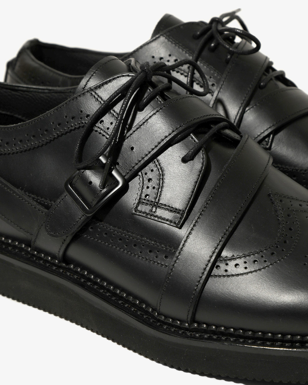 STRAP WINGTIP SHOES ¥49,500