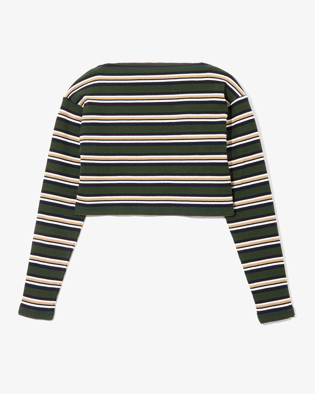 TWO-WAYS SPENCER BASQUE SHIRT - RANDOM STRIPE ¥19,800