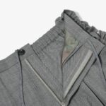 THREE QUARTERS FRILL SIDE PANT - GABARDINE ¥41,800