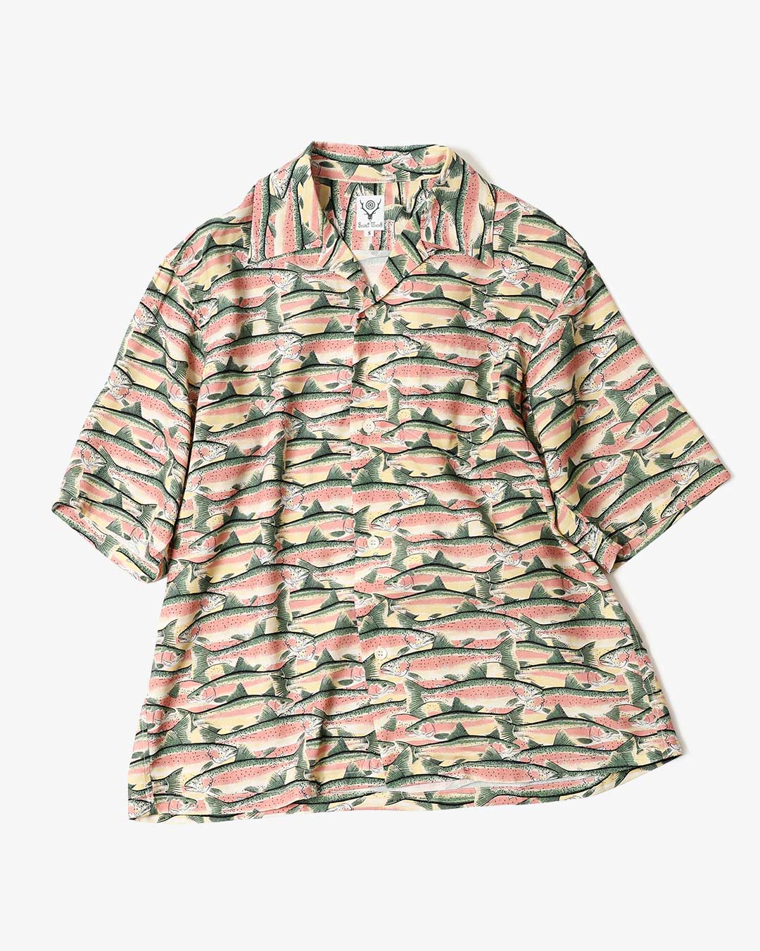 S/S OPEN COLLAR SHIRT