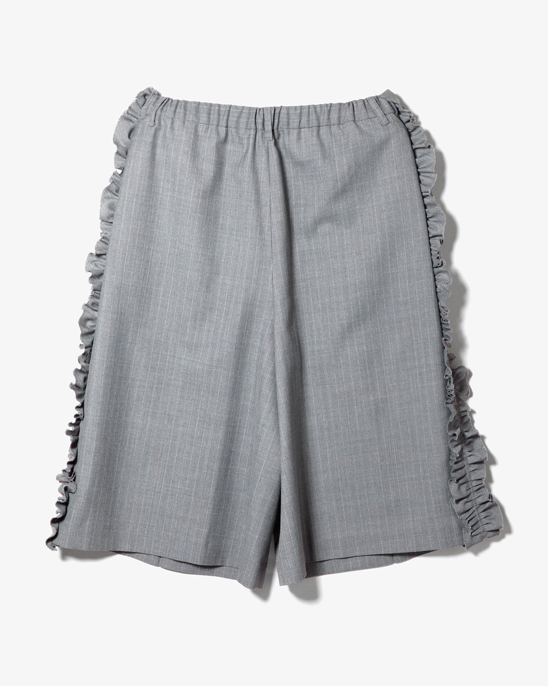 THREE QUARTERS FRILL SIDE PANT - GABARDINE ¥41,800