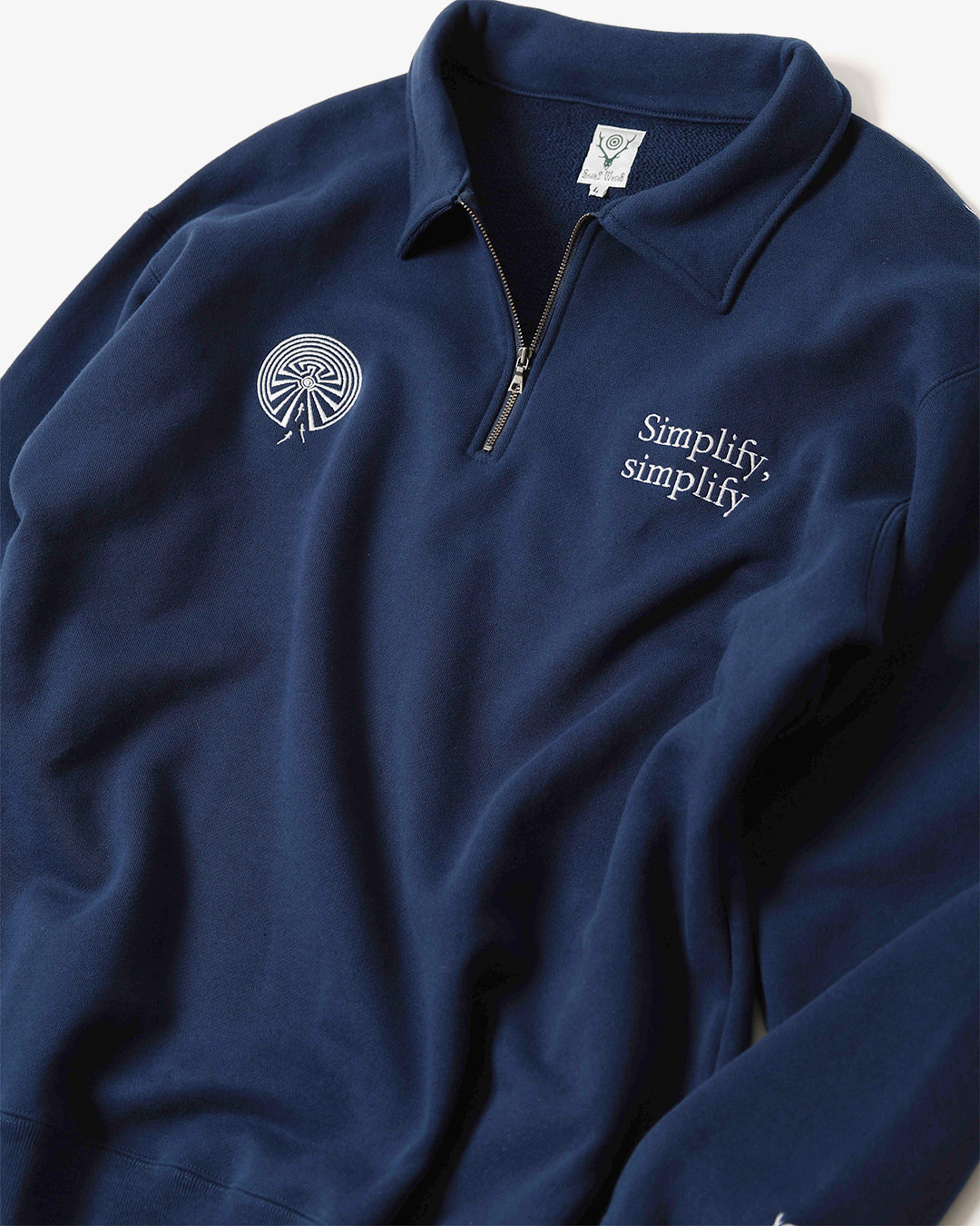 HALF ZIPPED SWEAT SHIRT - COTTON FRENCH TERRY ¥20,900