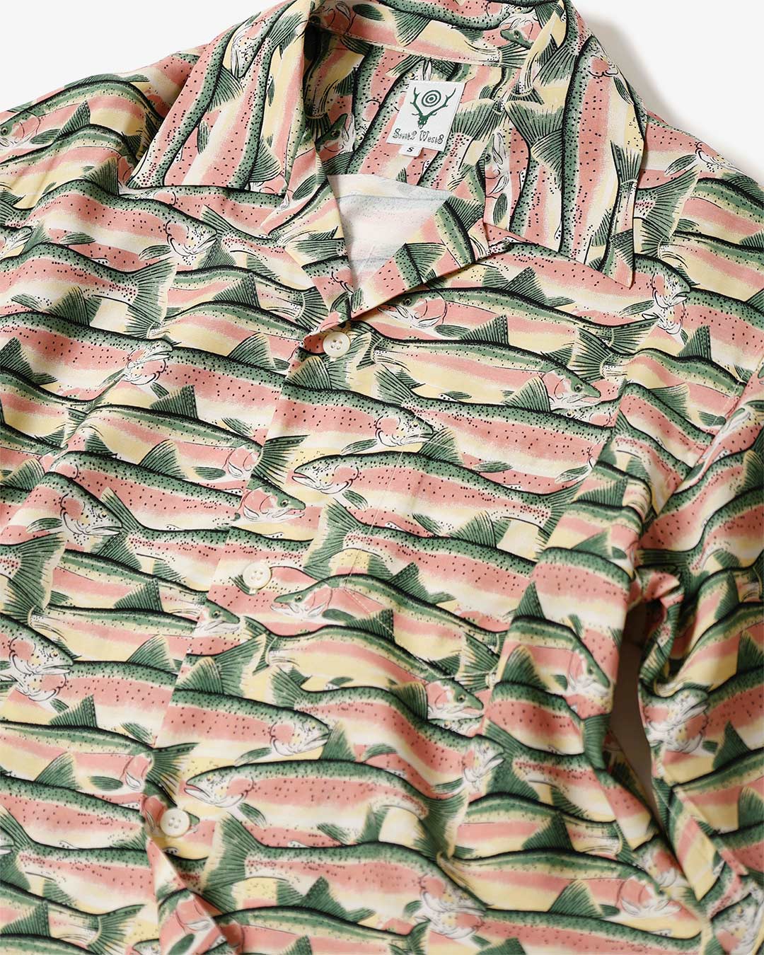 S/S OPEN COLLAR SHIRT