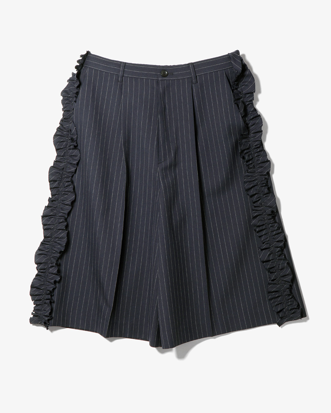 THREE QUARTERS FRILL SIDE PANT - GABARDINE ¥41,800