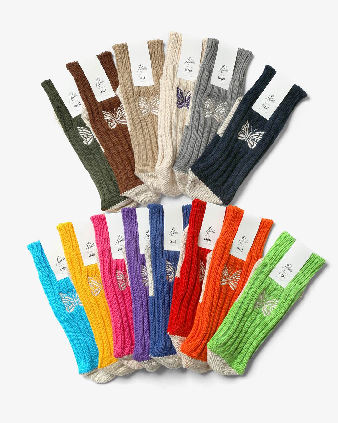 UNPAIRED COTTON RIB SOCK ¥1,980