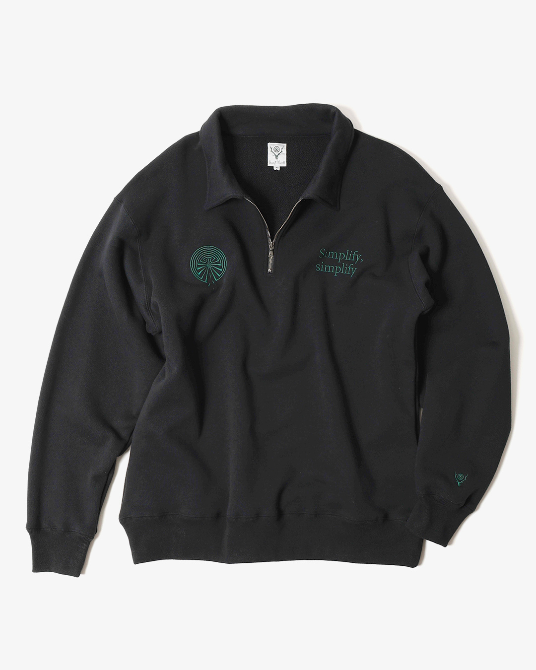 HALF ZIPPED SWEAT SHIRT - COTTON FRENCH TERRY ¥20,900