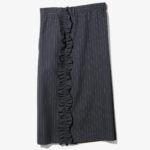 THREE QUARTERS FRILL SIDE PANT - GABARDINE ¥41,800