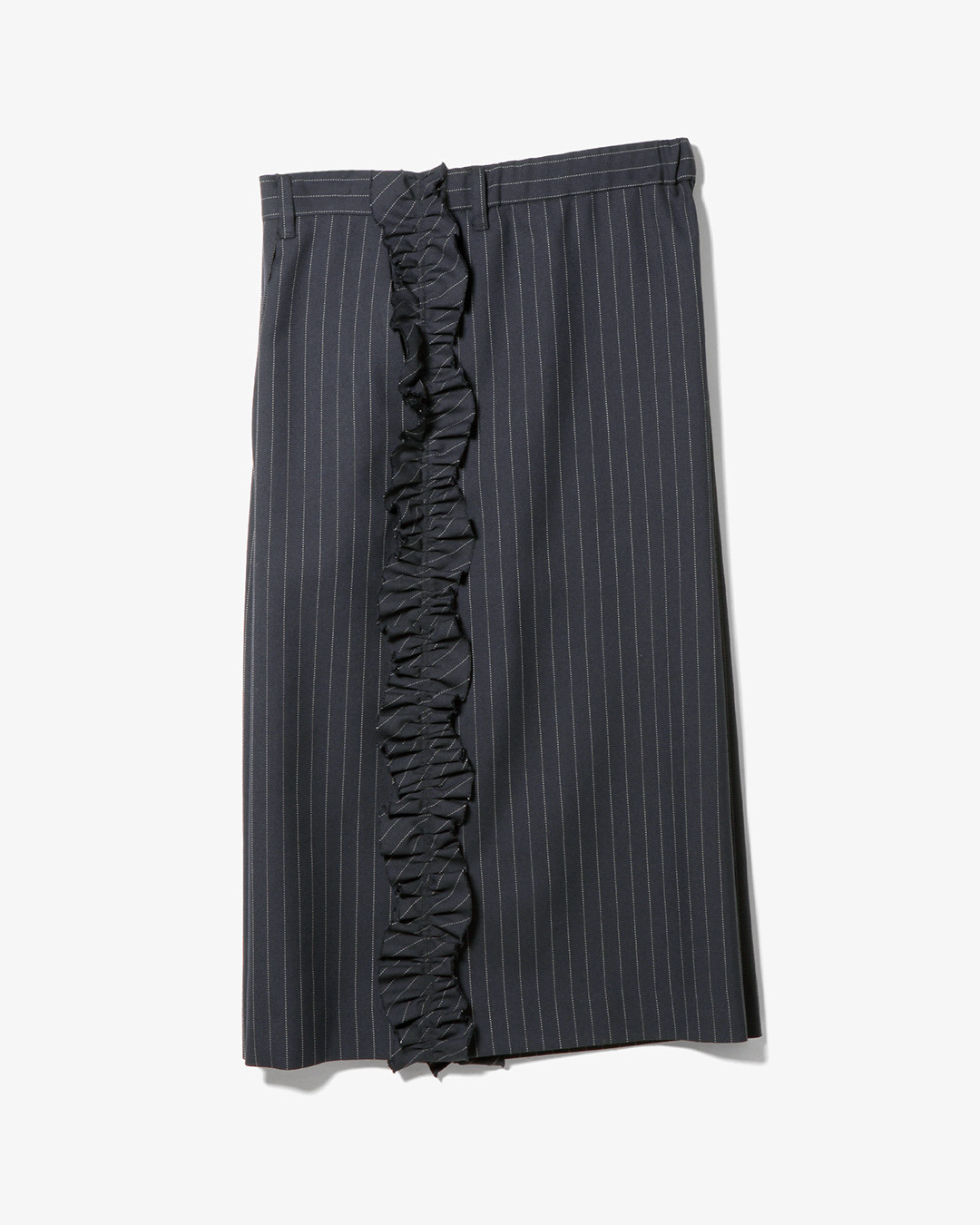 THREE QUARTERS FRILL SIDE PANT - GABARDINE ¥41,800