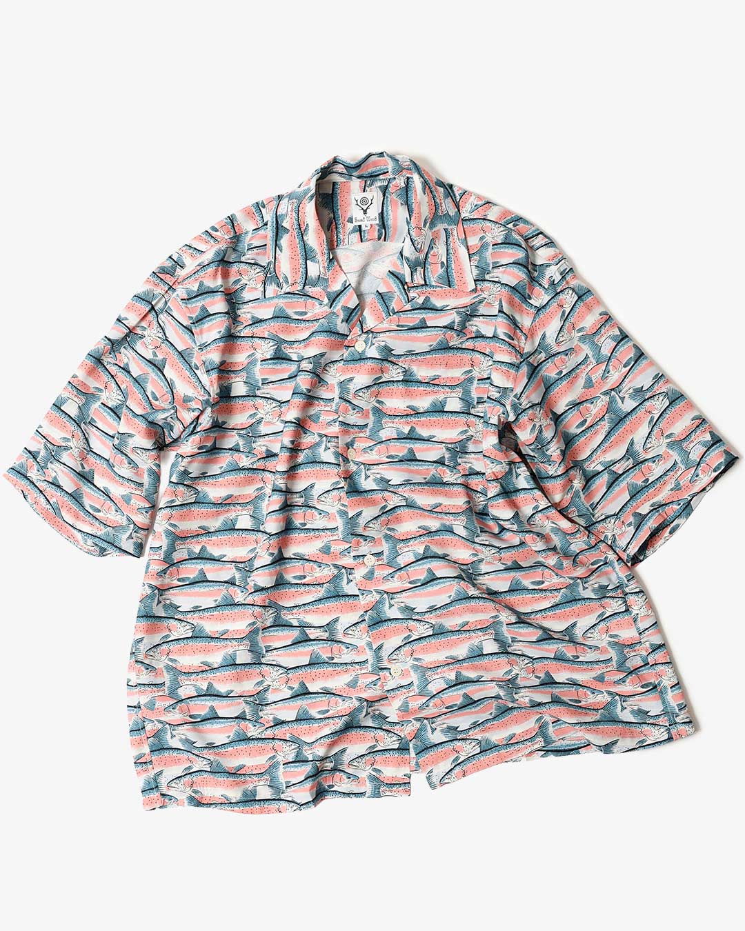 S/S OPEN COLLAR SHIRT