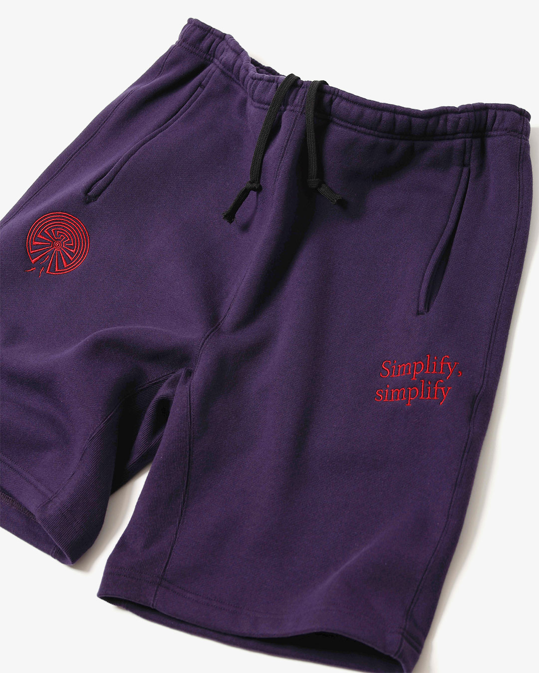 STRING SWEAT SHORT - COTTON FRENCH TERRY ¥17,600