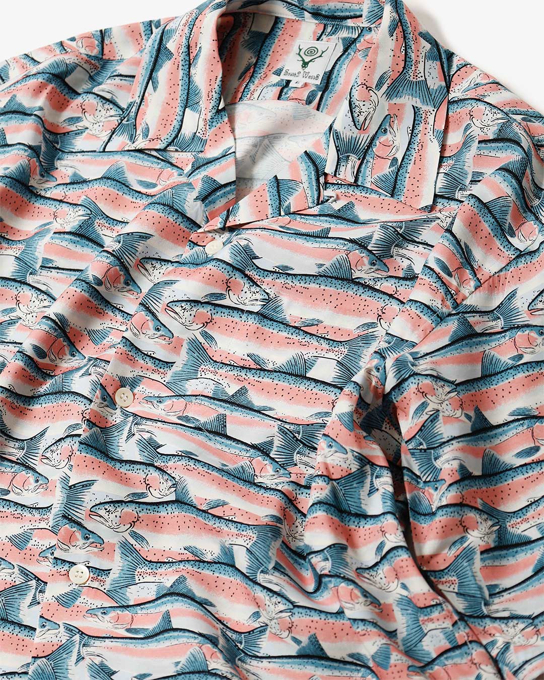 S/S OPEN COLLAR SHIRT