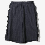 THREE QUARTERS FRILL SIDE PANT - GABARDINE ¥41,800