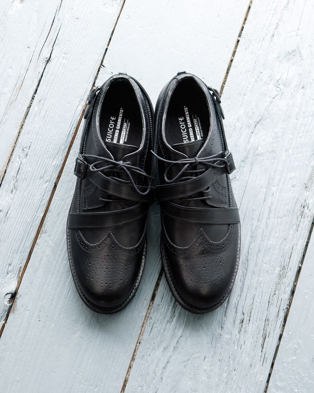 STRAP WINGTIP SHOES ¥49,500