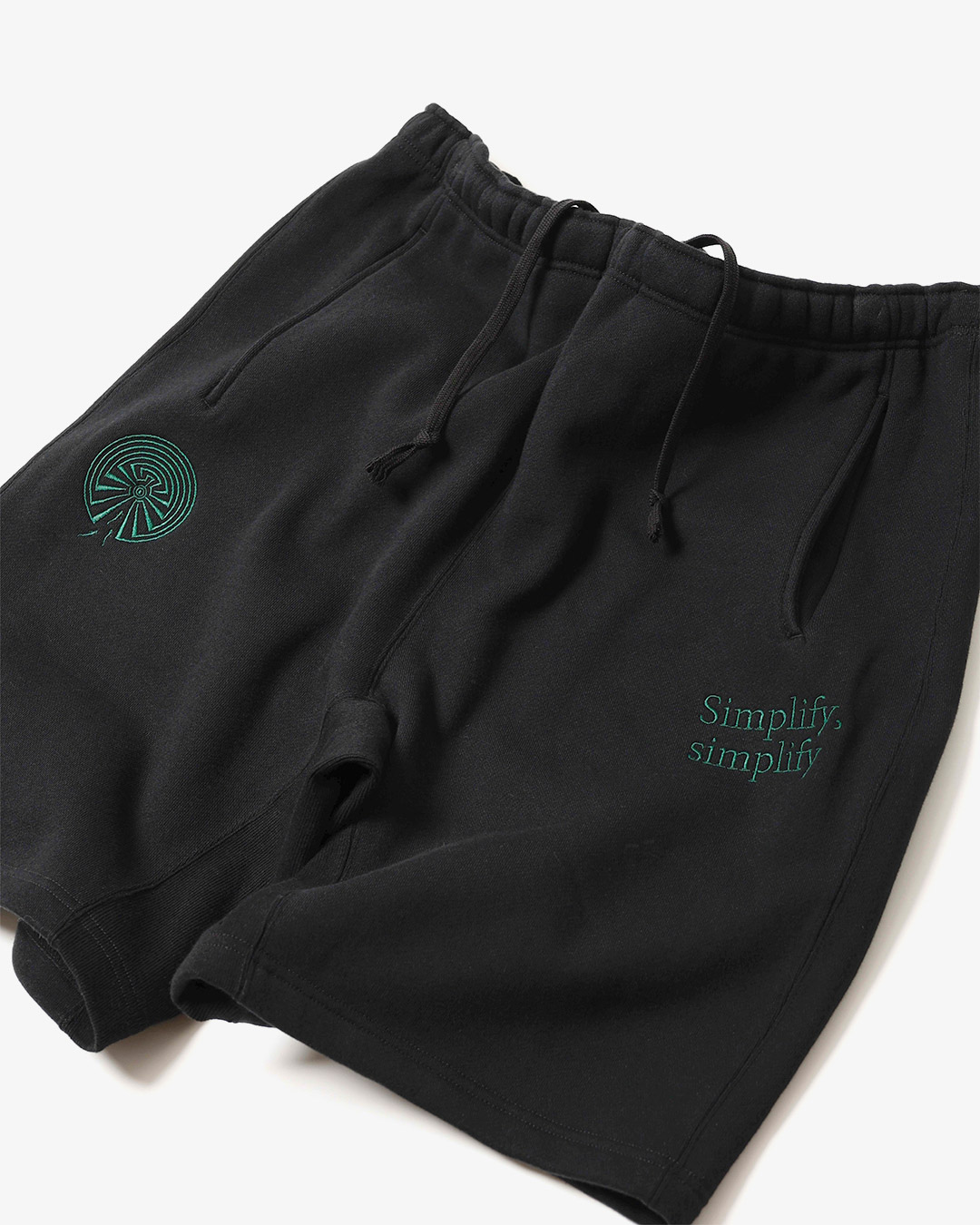 STRING SWEAT SHORT - COTTON FRENCH TERRY ¥17,600