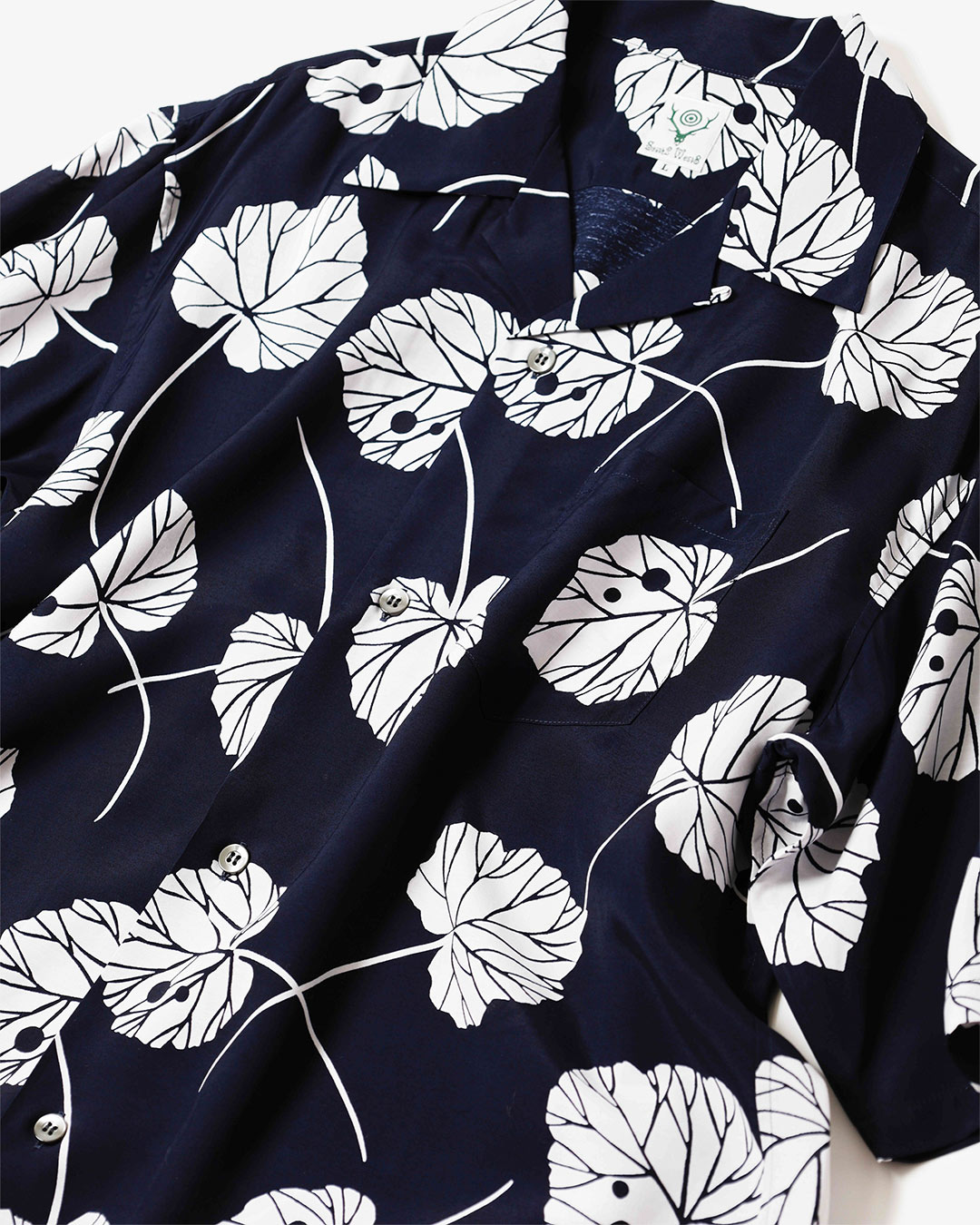 S/S OPEN COLLAR SHIRT