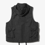 FIELD VEST - NYLON POLKA DOT TAFFETA ¥49,500