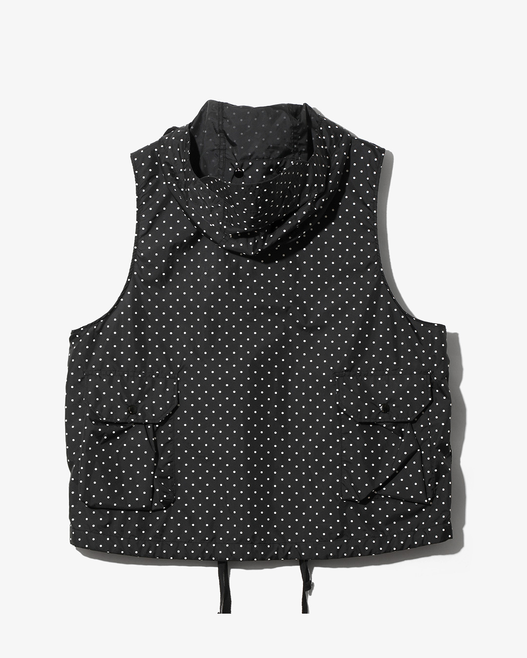 FIELD VEST - NYLON POLKA DOT TAFFETA ¥49,500