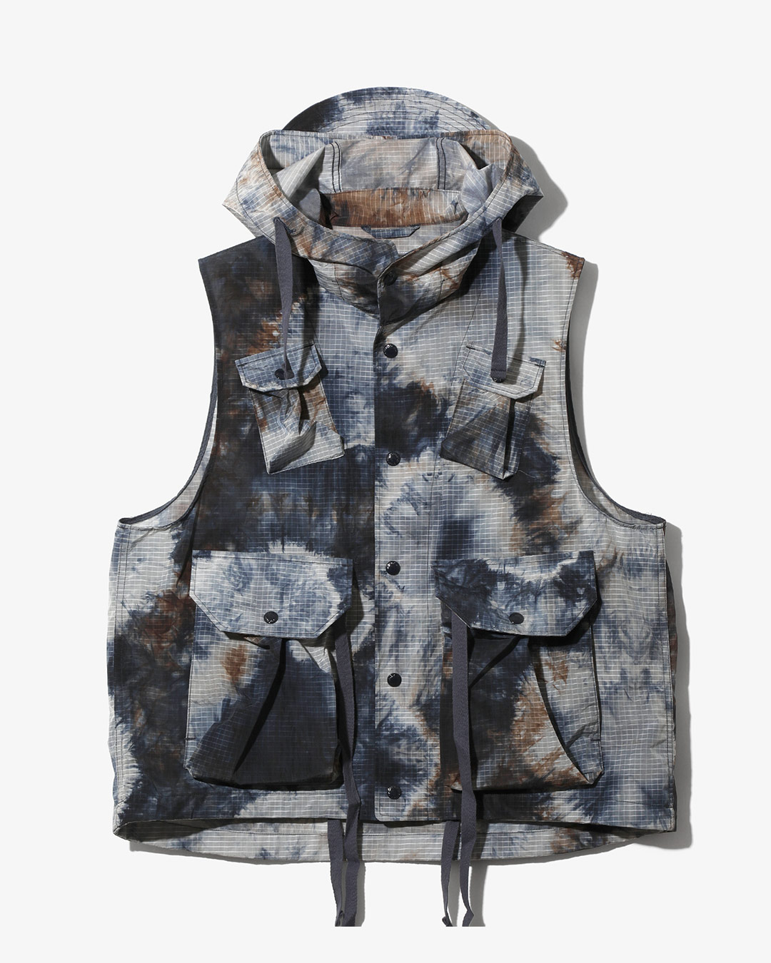 FIELD VEST - TIE DYE PRINT RIPSTOP ¥52,800