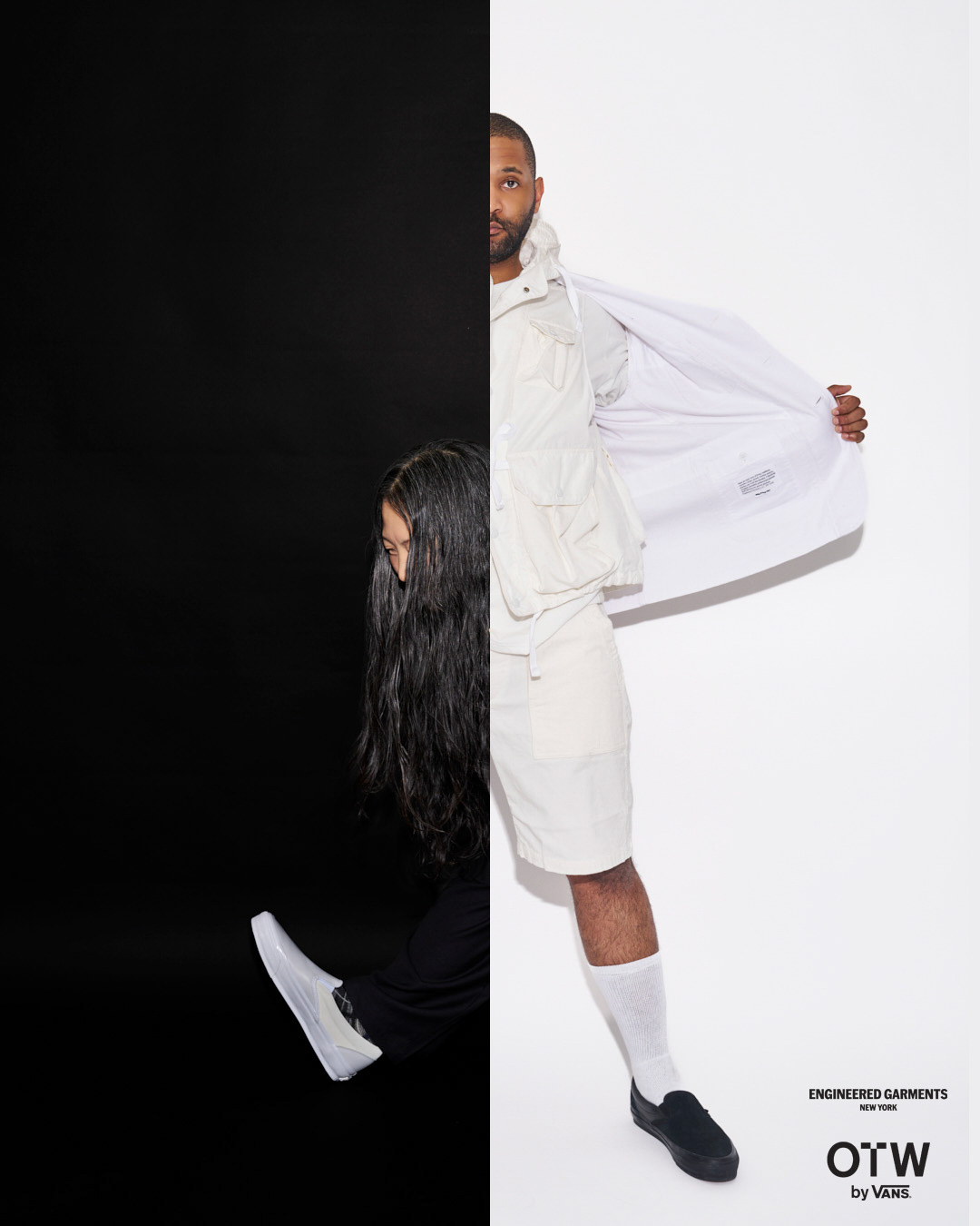 〈EG〉x〈OTW by Vans〉3月19日（木）発売定番モデルに異素材を組み合わせたスニーカー