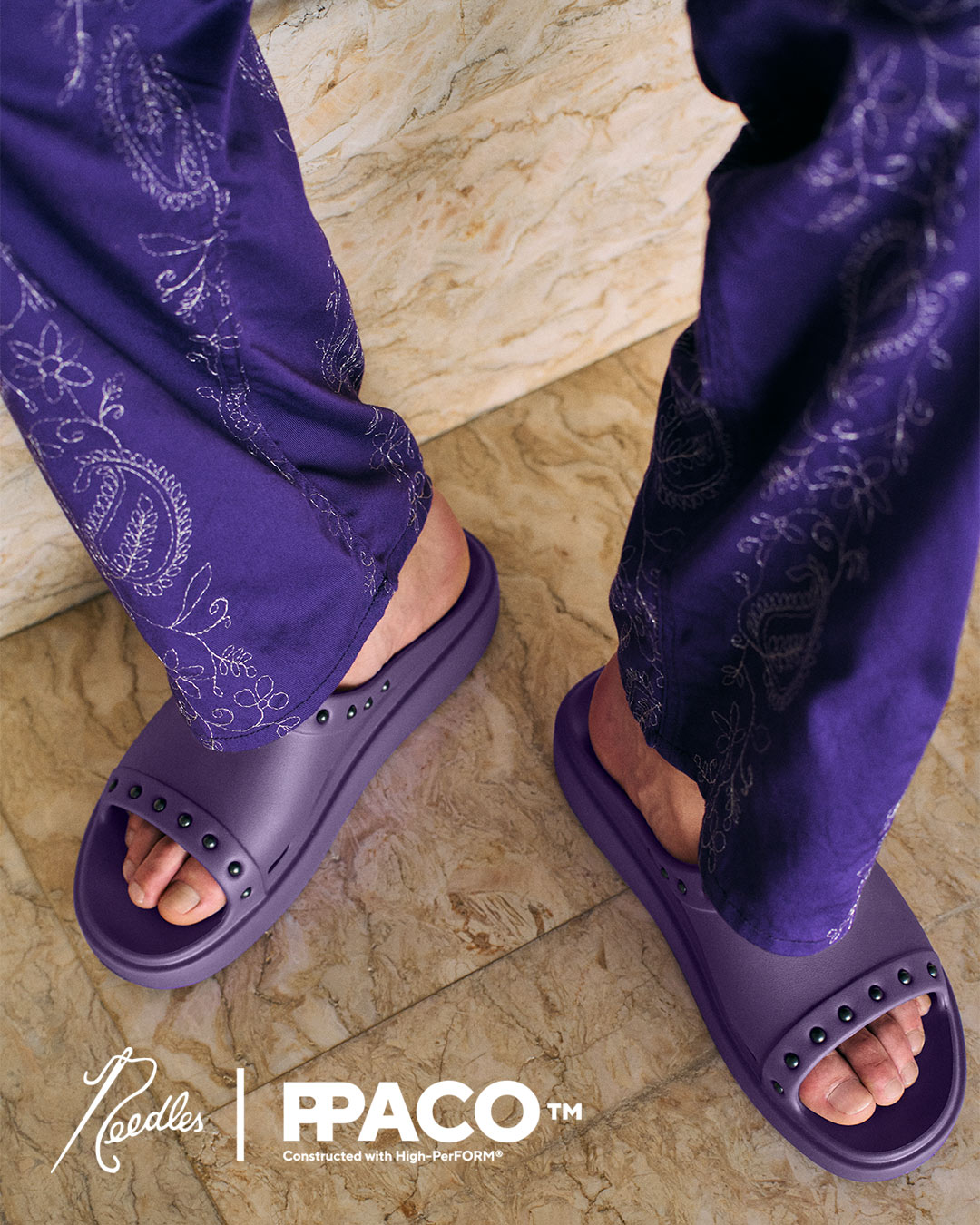 〈NEEDLES〉x〈PPACO™︎〉初となるコラボサンダルが4/4（土）に発売