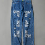 Bandana Embroidered. Denim Pant ¥57,200