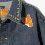 PAPILLON EMB. JEAN JACKET - 12OZ DENIM ¥52,800