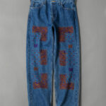 Bandana Embroidered. Denim Pant ¥57,200